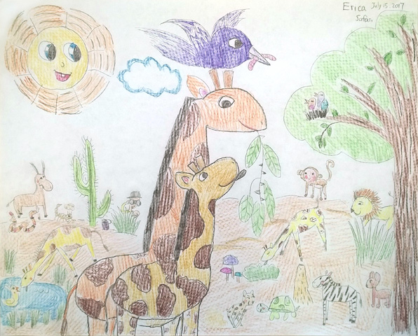 Â Â Giraffe Â  Â  Â  Â  Â  Â  Â  Â  Â  Â  Â  Â  Â  Â  Â  Â  Â  Â Â    Â  Â  Â Erica Â  Â Â ageÂ 8Â Â 